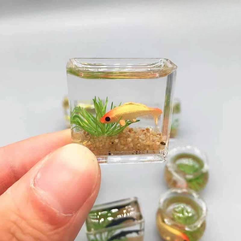 Thick Glass DIY Terrarium Kit: Hydroponic Moss Micro Landscape, Mini Aquarium & Decor Ornament for Home/Office - Creative Gift with Glass Vase Planter for Indoor Greenery