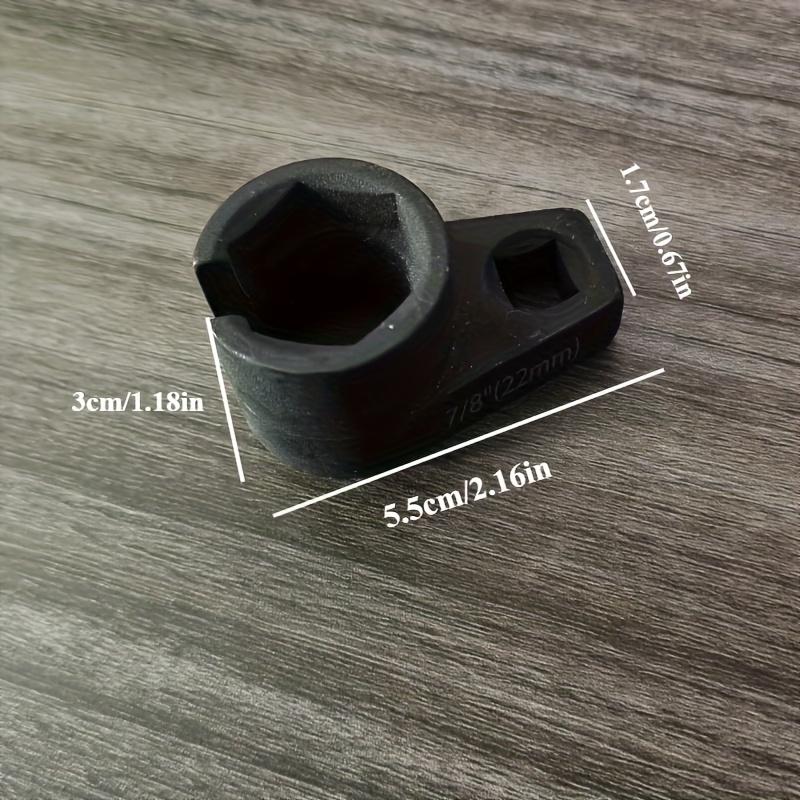 2 Pcs Oxygen Sensor Socket, Sensor Socket 3/8" Drive 7/8" 22mm, Offset Oxygen Sensor Wrench Removal Tool, Professional Manual Removal Tool Auto Parts