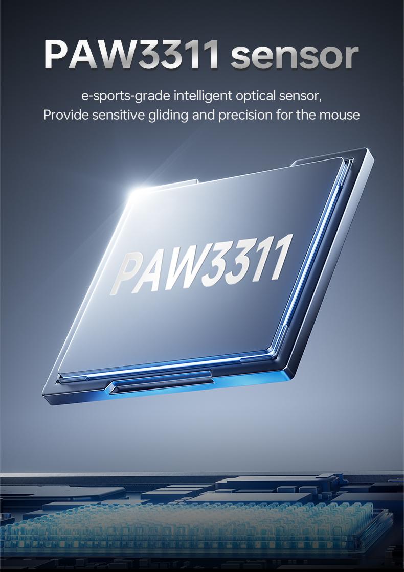 Mage Aj199 Carbon Fiber Composite Three-Mode Wireless Mouse, / Options, Ak820 V2 Model, Wireless Connection Type
