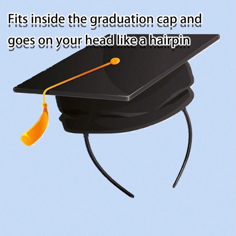Graduation Hat Headband, No-Need Traditional Cap, Hair Styling Accessory, High Aesthetic Graduation Gift, Optimize Graduation Look