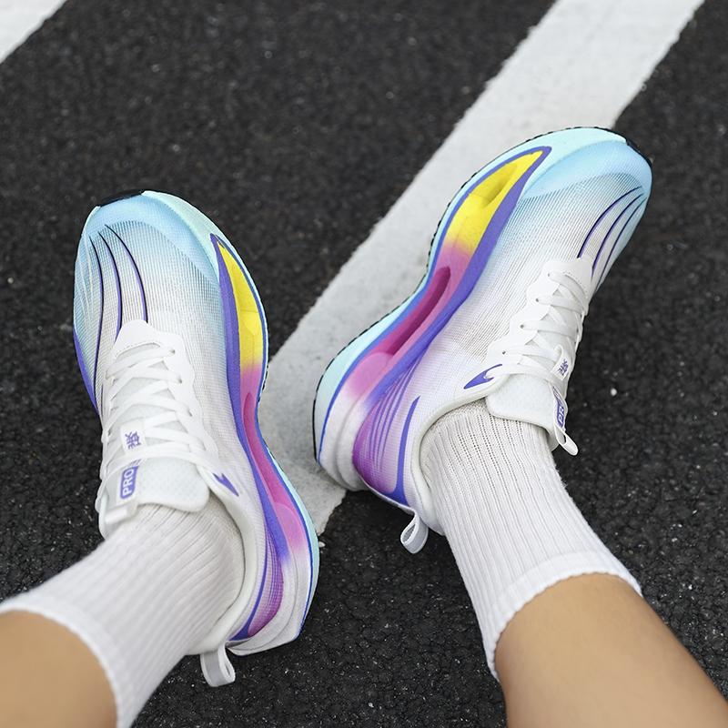 High-End Carbon Plate Cushioning Sneakers | Unisex Walking Running Sneakers Breathable Soft Anti-Slip Wear-Resistant 35-45