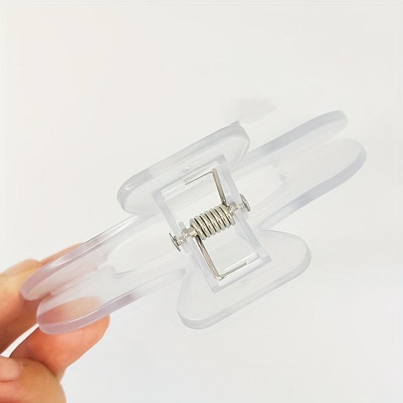 2pcs Students Fix The Book Flip Book Folder with The Cover of The Anti-book Treasure, Premium Plastic Book Clip with Narrow Ruling -Transparent Document Holder for Students, Study Clip for Fine Writing, Multifunctional Stationery, Binder Clip