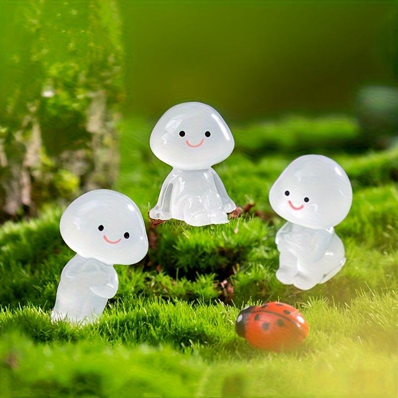 6 Piece Glow-In-The-Dark Resin Magical Fairy Figurines, UV Activated Glowing Mini Fantasy Figures, Expressive Eyes, Durable Collectible Decorations