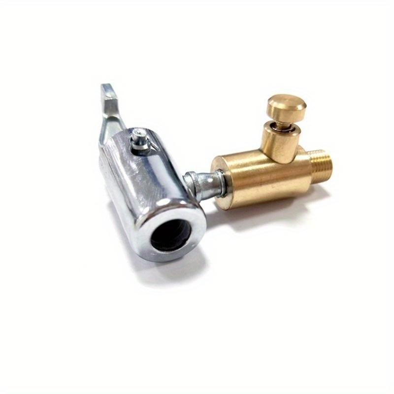 Portable Inflatable Pump for Car Tire Air Chuck Compressor Tire Inflator Tire Chuck with Barb Connector for Hose Repair