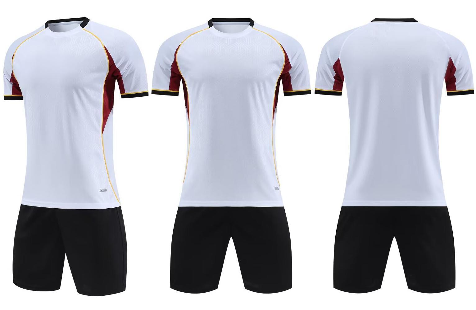 Wholesale Player-Version Men's Short Sleeve Soccer Jersey Set - Customizable Logo, Purple/Blue/Pink, Shirt+Shorts, Multi-Size (2XS/2XL/3XL/4XL), 175-180cm Height, Team Play Uniforms