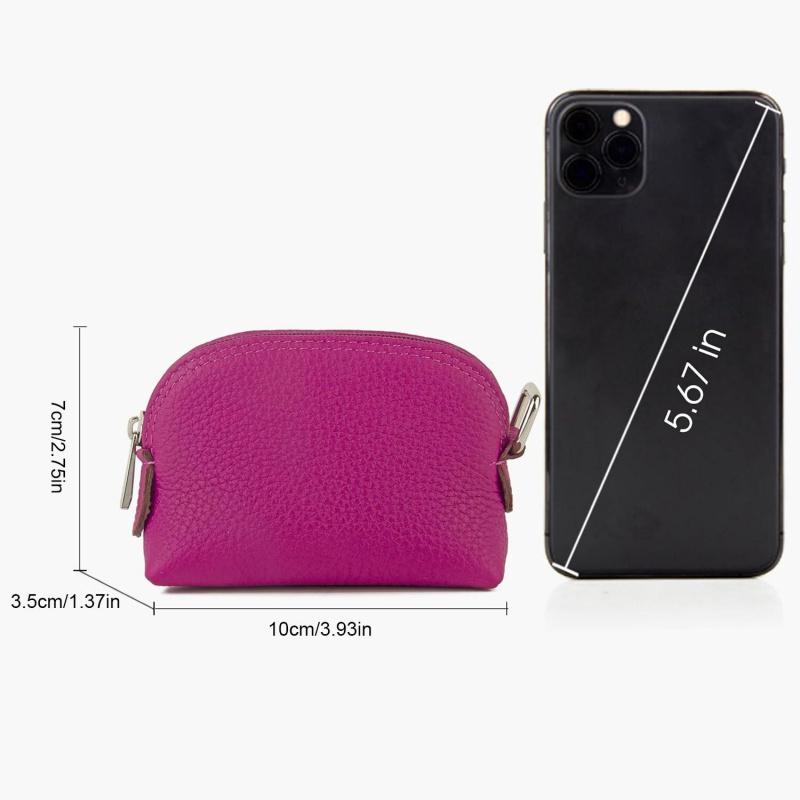 [Mother's Day Gifts]Compact Keychain Coin Purse, Minimalist Zipper Card Wallet, Daily Storage Pouch for Shopping & Dating Outdoor Sports