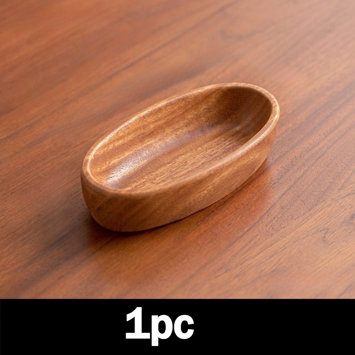 Natural Wood Vintage Appeal Oval Wooden Storage Box, Durable Jewelry Tray Organizer, Elegant Decorative Box, Decoration, Perfect for Vanity Coffee Table, Ideal Gift, Home Decor Organiser, Interior Storage Organizer, Dressing Table Box, Durable Organizers