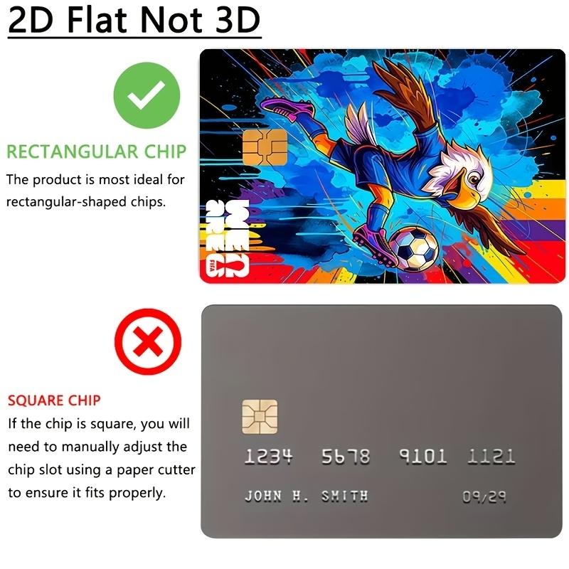 [2D Flat] 2026 World Cup Fun Cartoon Stickers, Credit Card Stickers, Stickers. Suitable for Credit Cards, Bank Cards, Transit Cards. Removable Self-adhesive Stickers, an Ideal Gift for Friends, Decorative Stickers