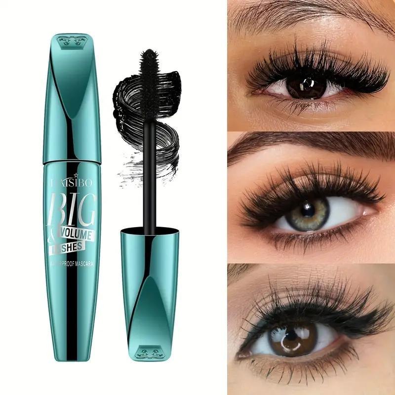 Buy One Get One Free - 5D Ultimate Volume Mascara - thickens, lengthens, and curls lashes, waterproof and non-clumping, long-lasting 24-hour black lash enhancer, suitable for all skin types for daily/party/date/wedding use, perfect holiday gift
