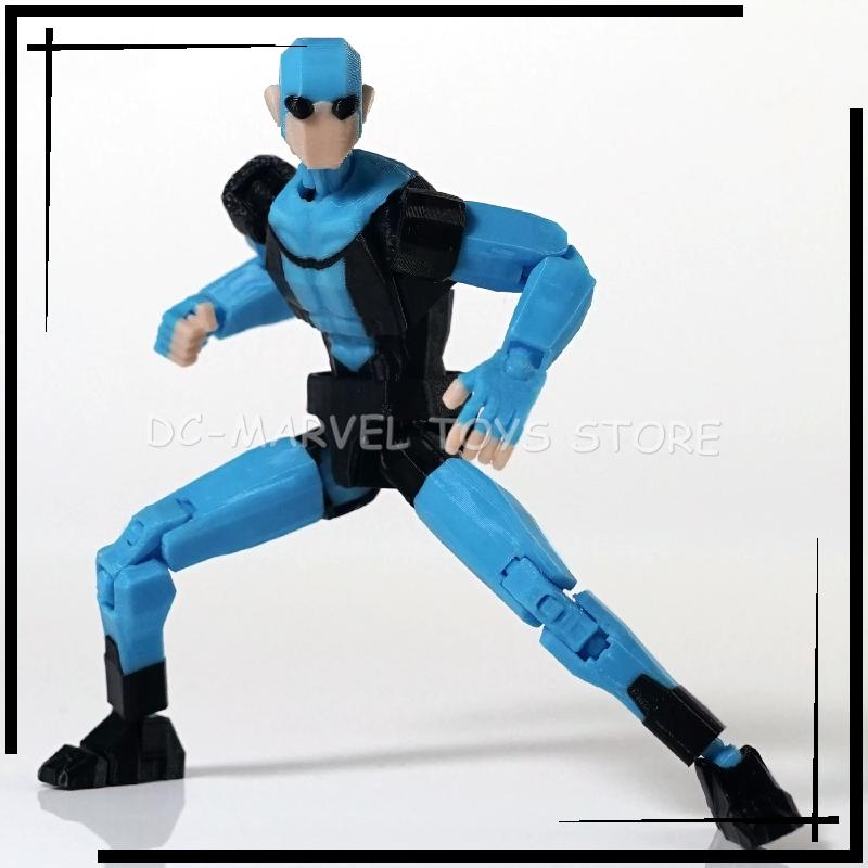 New In Stock 3d Printed Invincible Boy Stripe Mark Light Blue Mark Dummy13 T13 Multi-Jointed Shapeshift Action Figure Toys