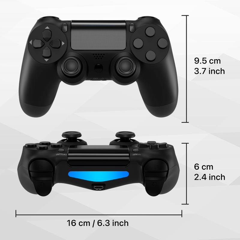 Wireless Game Controller for PS4/PC/Android/iOS, With Double Vibration, Six Axis Gyro, Touch Pad, Speaker, Gamepad For playstation Wireless Game Controller for PS4/PC/Android/iOS, With Double Vibration, Six Axis Gyro, Touch Pad, Speaker, Gamepad For playstation