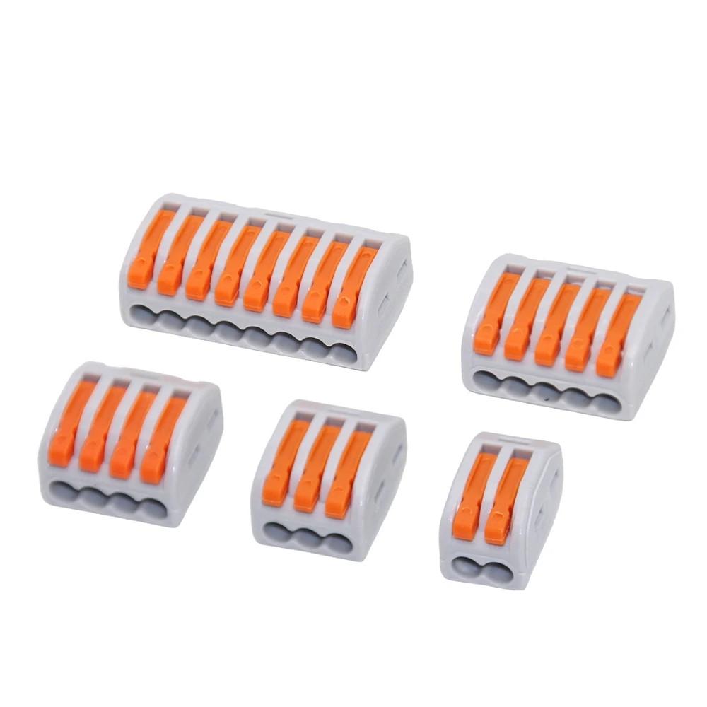 50-Pack Inline Wire Connectors, Compact Splice Terminals for 28-12 AWG, Quick Electrical Connections for DIY, Automotive, Home Appliances, Secure & Reliable