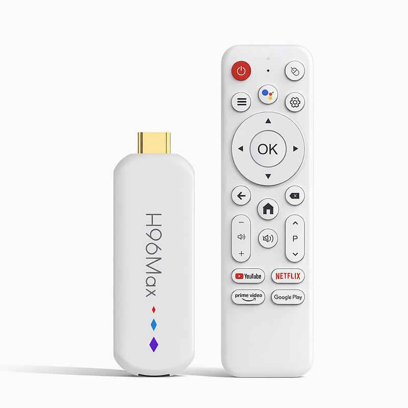 Android 14 TV Stick 4K UHD H96MAX TV Box | 5-Core ARM GPU, Dual-Band WiFi, BT, Voice Remote | Supports Netflix Disney+ Streaming Android 14 TV Stick 4K UHD H96MAX TV Box | 5-Core ARM GPU, Dual-Band WiFi, BT, Voice Remote | Supports Netflix Disney+ Streaming