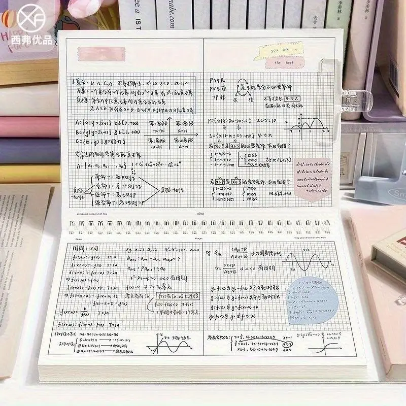B5 Size 120 Pages Spiral Notebook, Thick Paper with Dividers, Matte Cover, Lined Paper, Ideal for University Exams, School Use, Office Supplies