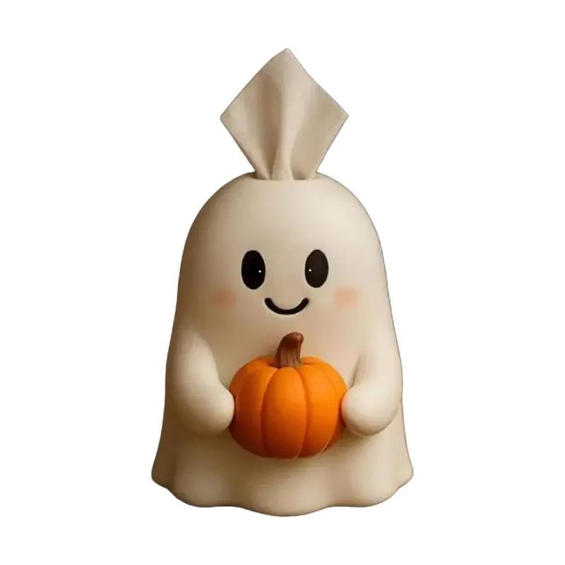 ⚠️ Size Check | Cute Ghost Tissue Box Cover | Halloween Room Decor | (TISSUES NOT INCLUDED)