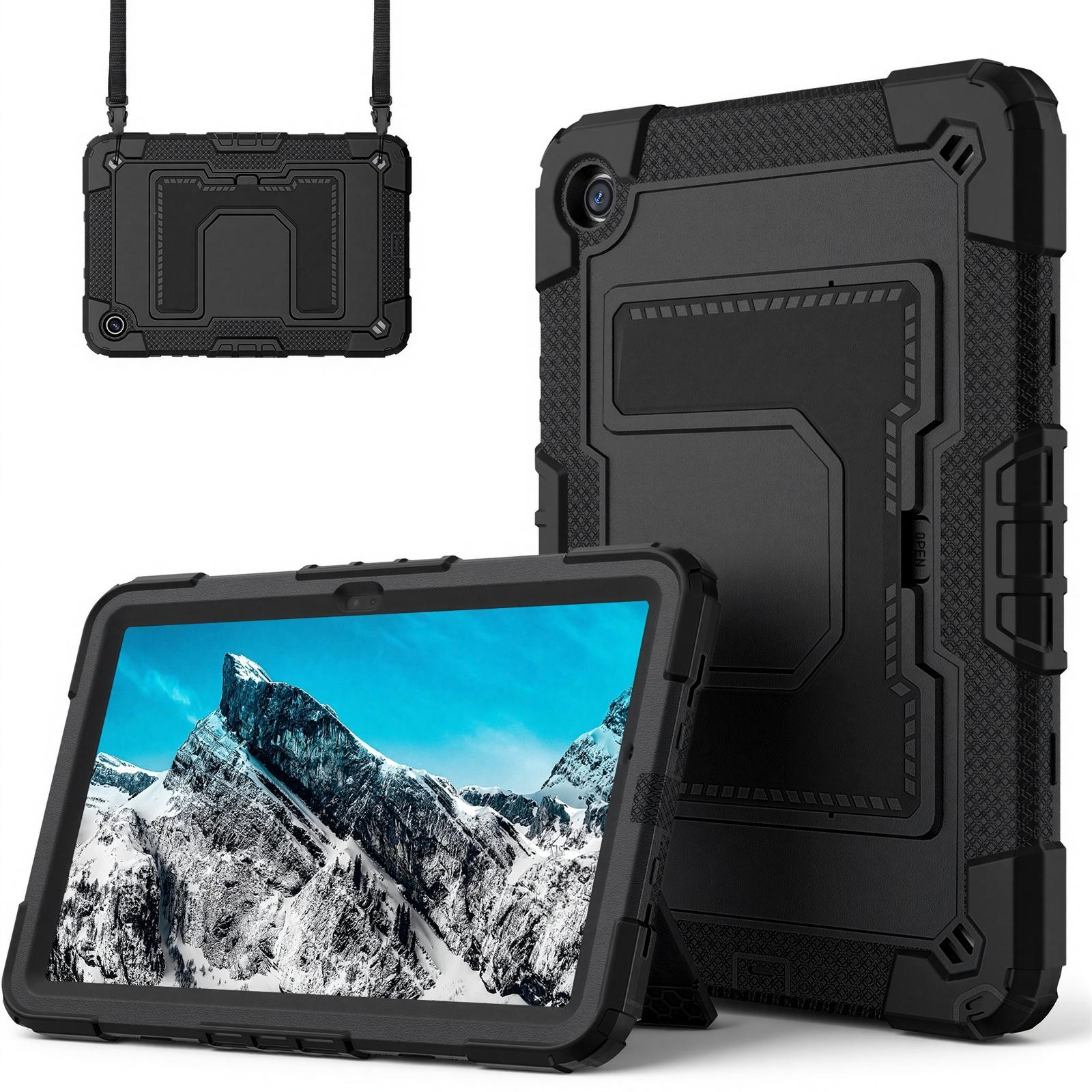 SPALLO Case for Samsung Galaxy Tab A11 Plus/A9 Plus 11 Inch 2025/2023 , Kids Friendly Tablect S9/S9FE/S10FE/S10 Lite 10.9" & A11/A9 8.7" 2023 Protective Cover with Shoulder Strap, Portable Heavy Duty Shockproof Cover, Durable Tablet Casing