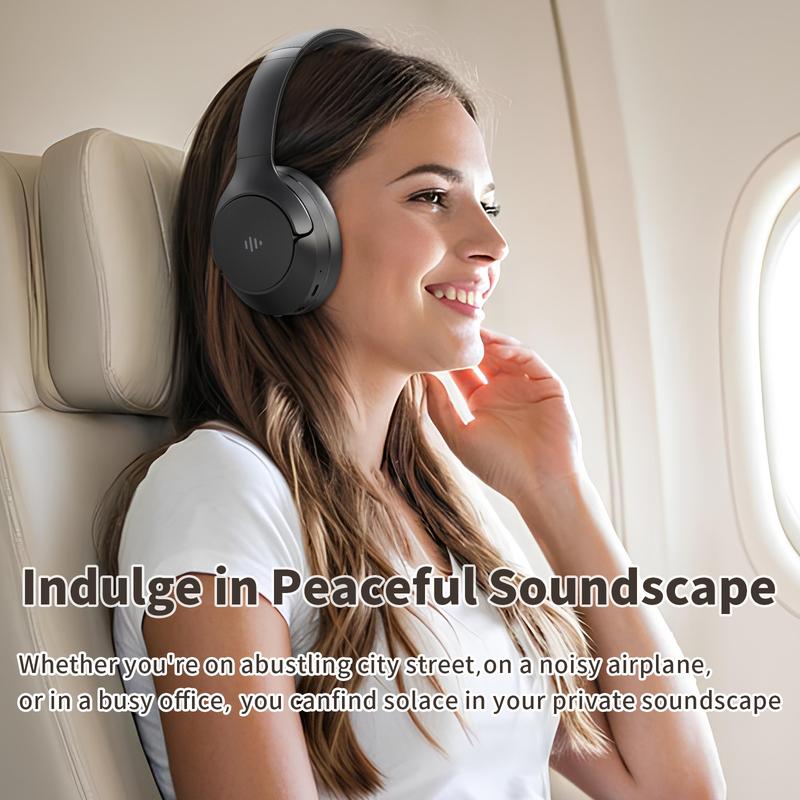Wireless Bluetooth Headphones, Foldable Active Noise Canceling Headphones, Hi-Res Audio, 70 Hours Battery Life, Foldable Design, Lightweight and Portable, with Microphone for iOS/PC/Android, Ideal for Home Office, Business Trips  #TikTokShopHolidayHaul