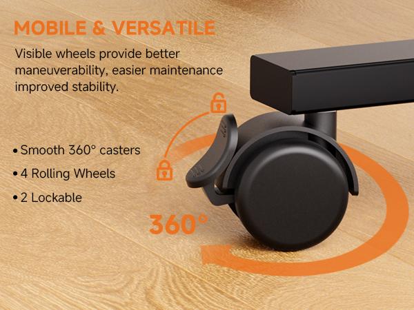 COMHOMA Adjustable Overbed Bedside Table with Lockable Wheels, Pneumatic Mobile Standing Laptop Desk, Portable Rolling Overbed Table Hospital Home Use COMHOMA Adjustable Overbed Bedside Table with Lockable Wheels, Pneumatic Mobile Standing Laptop Desk, Portable Rolling Overbed Table Hospital Home Use