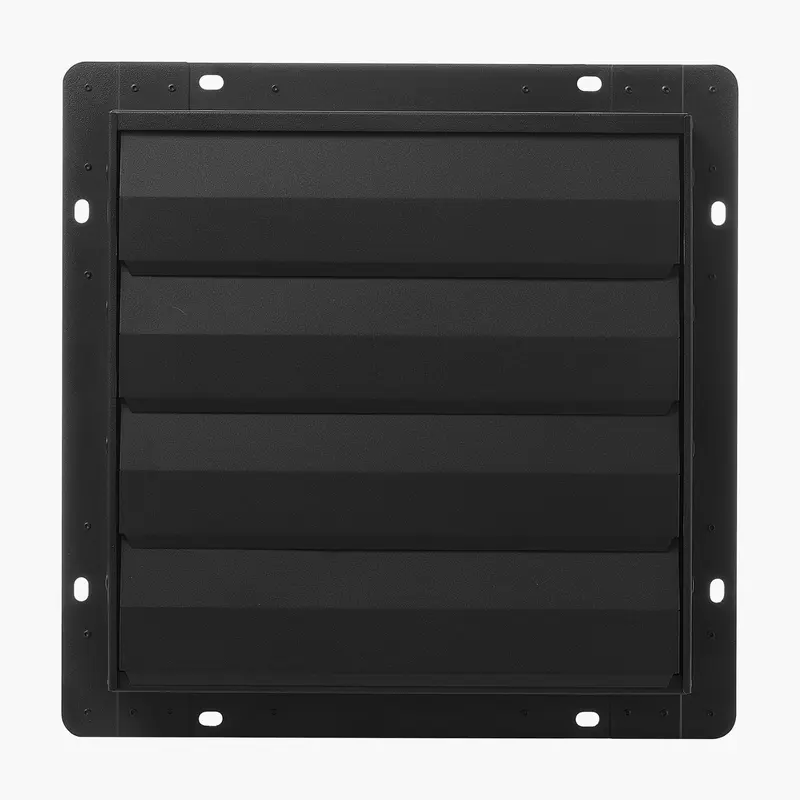 【toolupgrade】14 inch Shutter Exhaust Fan, Wall Mounted Attic Vent Fan with Smart Programming Variable Speed Temperature Control, 2000 CFM, EC Motor, Timer, for Shed, Garage, Greenhouse Ventilation Cooling, Black