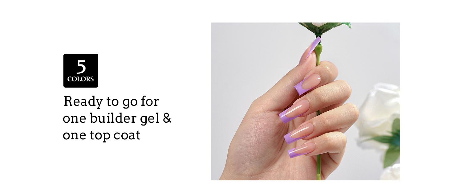 BTArtboxnails XCOATTIPS Press on Nails - 150pcs Brighter pastel Long Square or Almond or Coffin French Tips, Brighter pastel Soft Gel False Nail, Soak Off Acrylic Fake Nails Extensions