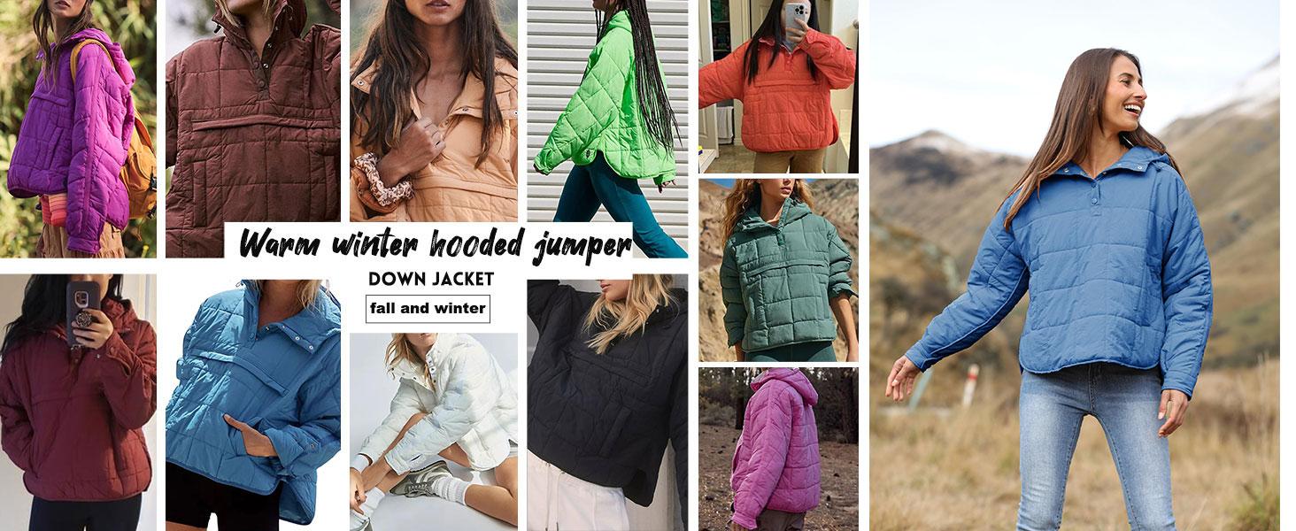 YeeZaa Women's Oversized Hooded Puffer Jacket 2025 TikTokShopHolidayHaul Christmas Quilted Lightweight Winter Warm Pullover Padded Hoodies Coat Casual Outerwear YeeZaa Women's Oversized Hooded Puffer Jacket 2025 TikTokShopHolidayHaul Christmas Quilted Lightweight Winter Warm Pullover Padded Hoodies Coat Casual Outerwear