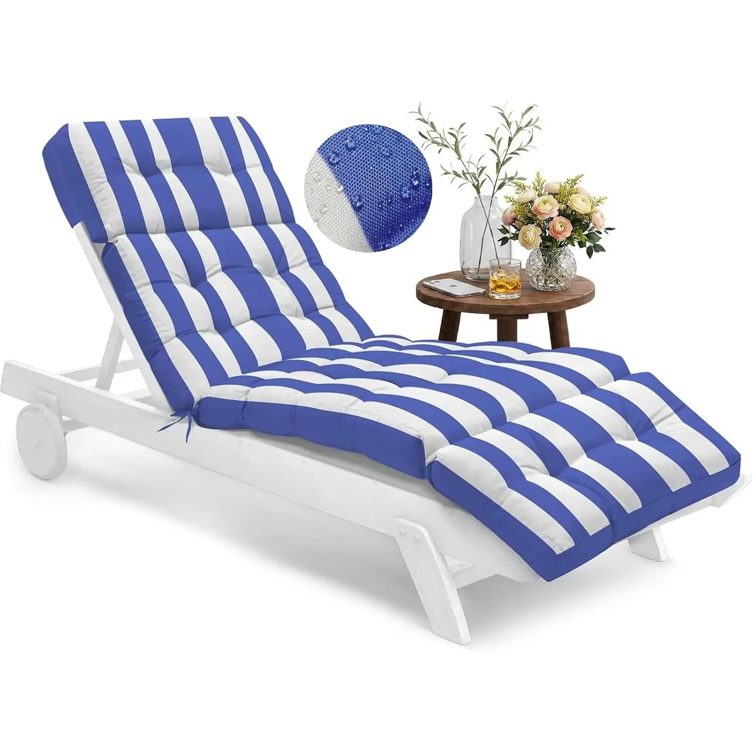 Stripe Blue&white
