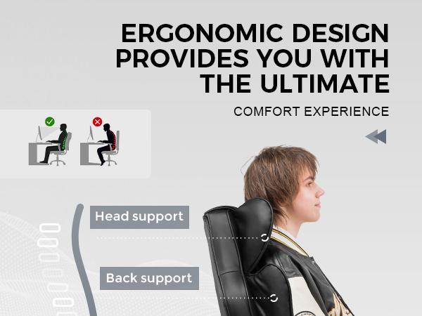 【2026 Promotion】Big and Tall Office Chair with Pocket Spring Support, Ergonomic Comfortable Wide Office Desk Computer Chair with Outward Fixed Soft Armrests and Footrest