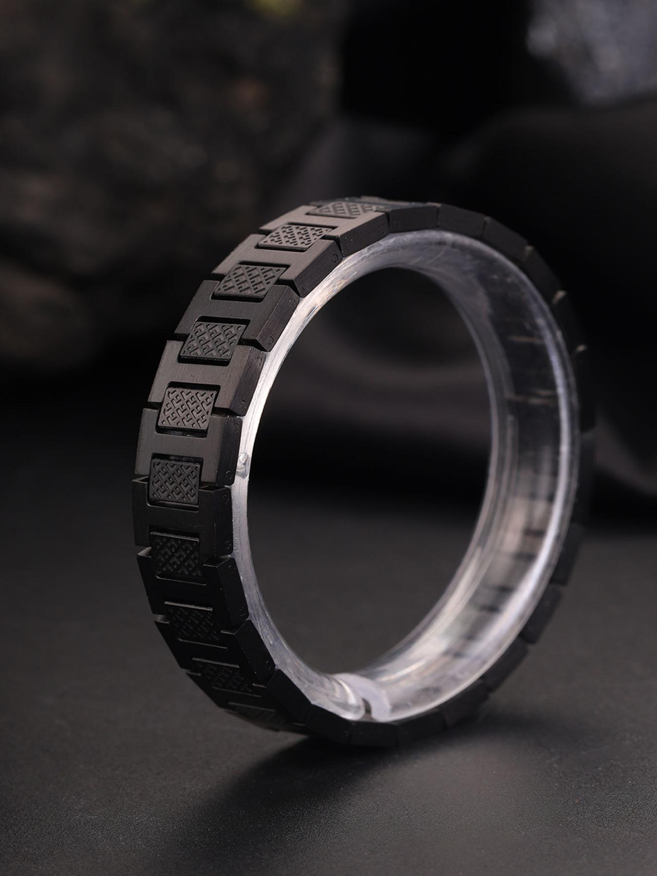 Fashion Retro Stainless Steel Crocodile Strap Bracelet, Ideal for Men's Daily Wear, Perfect Gift for Friends, Boyfriend, Father's Day