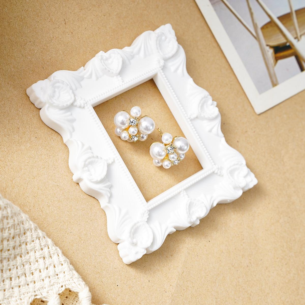 European Resin 3D Floral Props, Versatile Photography Background Decor, Desktop Mini Ornament, Festive Atmosphere Decoration