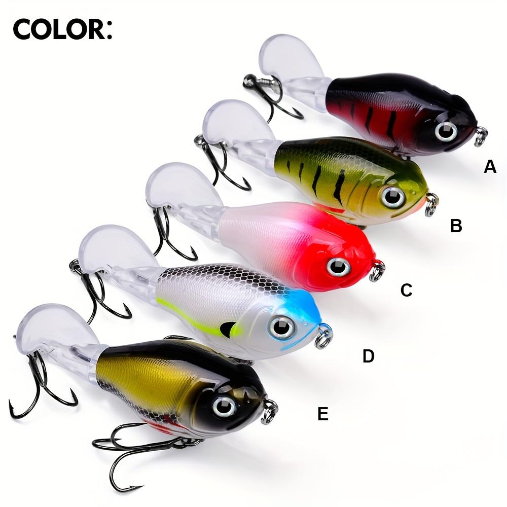 1/5pcs fish bait, propeller lure, surface tractor 11.5g, 16g biomimetic false bait, plastic hard bait, long throw floating pencil, fishing for sea bass, sea bass, shuttle bass, catfish, catfish on the water surface