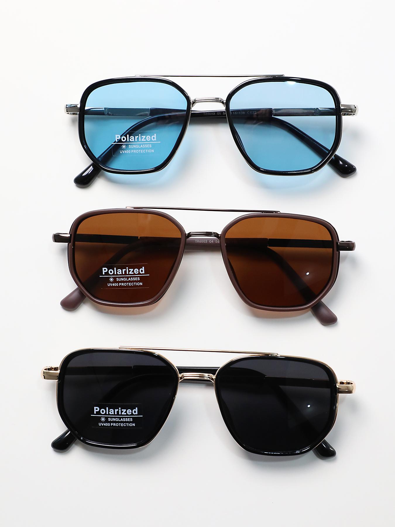 Unisex Fashionable Modern Trendy Sunglasses, Trendy Shades, Geometric Frame Trendy Casual Sunglasses for Everyday Use, Fashion Accessories for Outdoor Activities