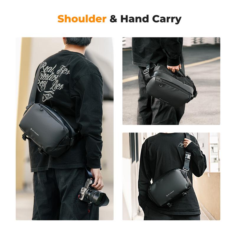 【K&F CONCEPT】2 in 1 Sling Bag Everyday Shoulder Bag 、Multifunction Photography Crossbody Camera DSLR Backpack Portable Bag 【K&F CONCEPT】2 in 1 Sling Bag Everyday Shoulder Bag 、Multifunction Photography Crossbody Camera DSLR Backpack Portable Bag