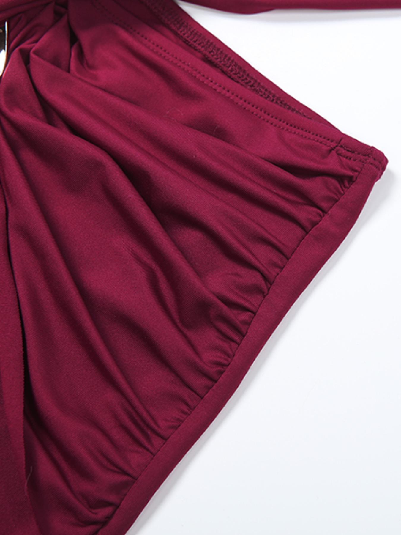 Women's Sleeveless Backless Tie Neck Long Pants Jumpsuit, Decorative Autumn Fashion, Sexy One-Piece Women's Sleeveless Backless Tie Neck Long Pants Jumpsuit, Decorative Autumn Fashion, Sexy One-Piece