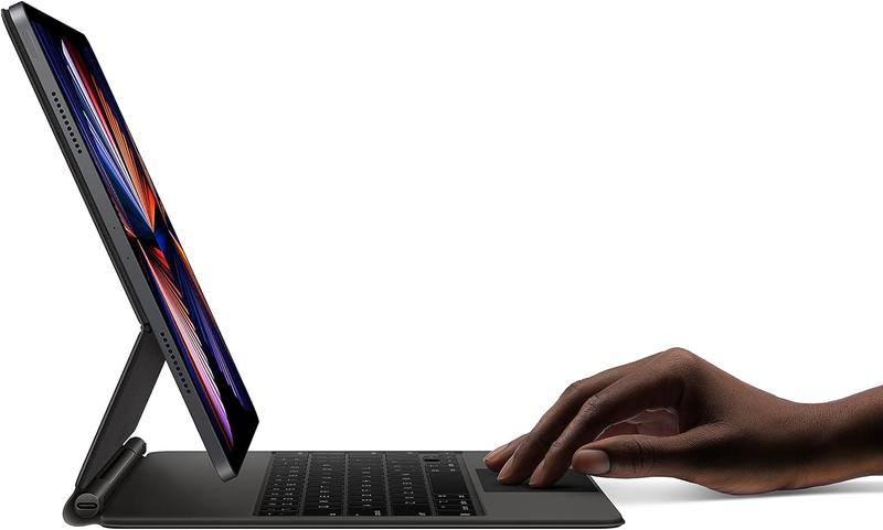 jibrea lg magic Keyboard Case for iPad Pro 11(1st, 2nd, 3rd, 4th gen) ” & iPad Air 10.9”/11” (M3/M2), Magnetic with Backlit, Trackpad & Shortcut Keys – Black/White color change backlight Tablet Adjustable Wireless Device wake function teclado