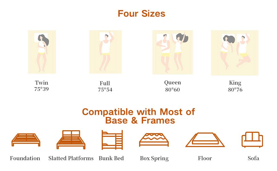 TVDFGTS 12 Inch high quality pocket spring, medium firm support , breathable and washable, ergonomic design, blue and white fiberglass-free hybrid memory foam mattress,sweet night home,sleep position,new house Bedroom Modern TVDFGTS 12 Inch high quality pocket spring, medium firm support , breathable and washable, ergonomic design, blue and white fiberglass-free hybrid memory foam mattress,sweet night home,sleep position,new house Bedroom Modern