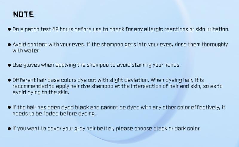 KAISASA Black Hair Dye Shampoo 3 in 1 - Can cover gray hairs, Herbal Ingredients, Contains Ginseng Extract, Natural Haircoloring, Plant Haircare