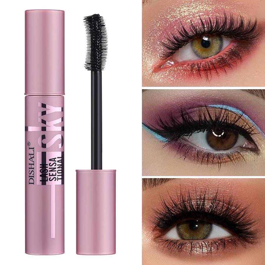 2 Pack Voluminous Lengthening Mascara, Sweet Cool Girl Style, Waterproof Sweatproof Smudge Proof, Dense Curl Long Lasting, Perfect for Commuting/date/party