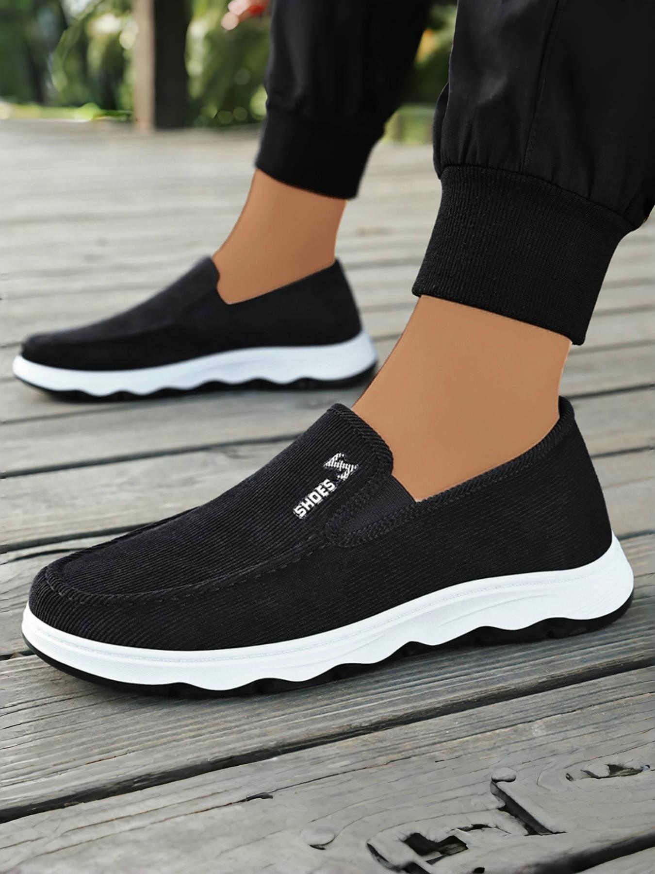 Men's Slip-On Casual Dress Shoes, Breathable Mesh Design, Comfortable Walking & Sports Shoes, Ideal for Daily Wear & Outdoor Activities