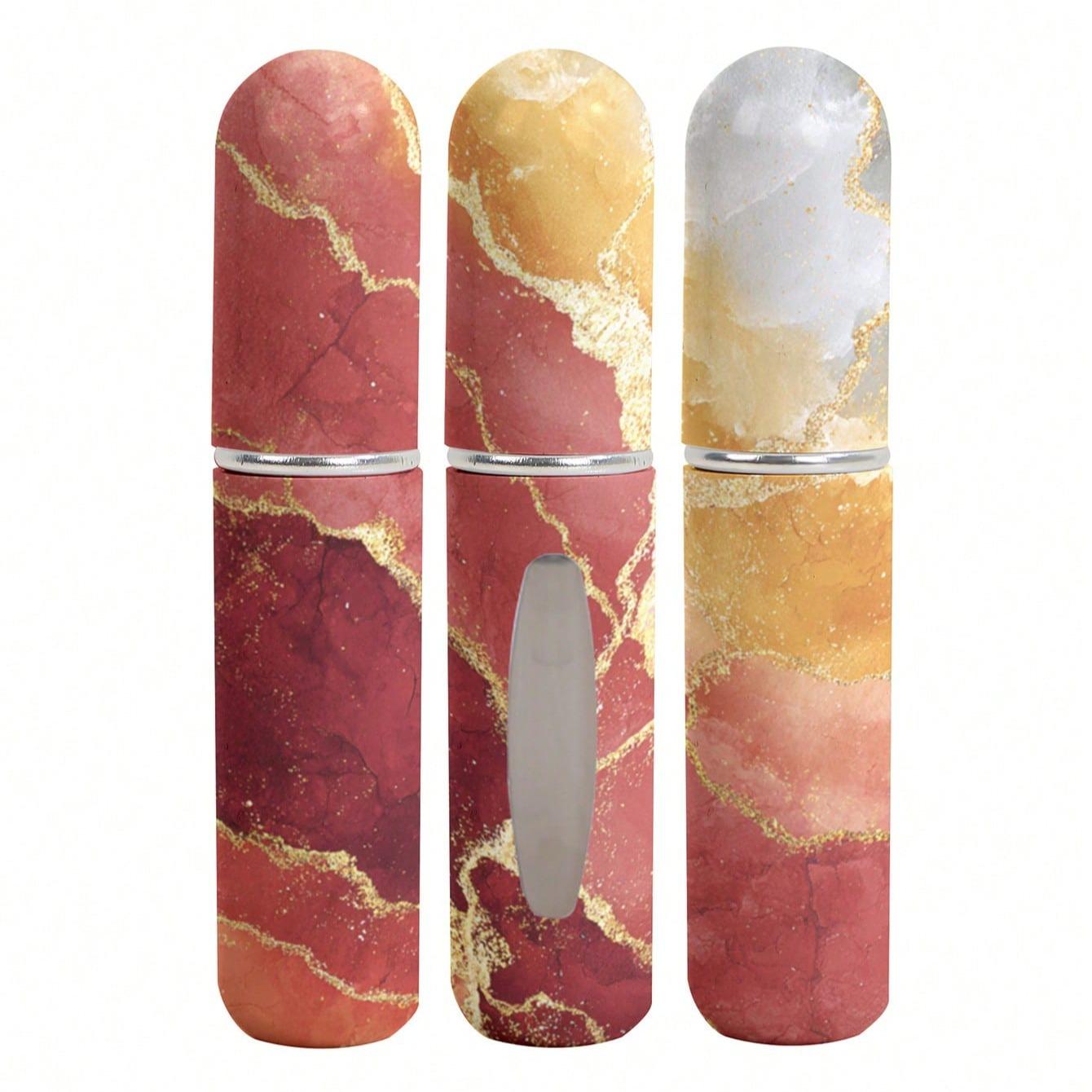 Mini Refillable Perfume Atomizer Bottles, Portable Lightweight Travel-Friendly Design, Convenient Refill Pump Case for On-The-Go Use