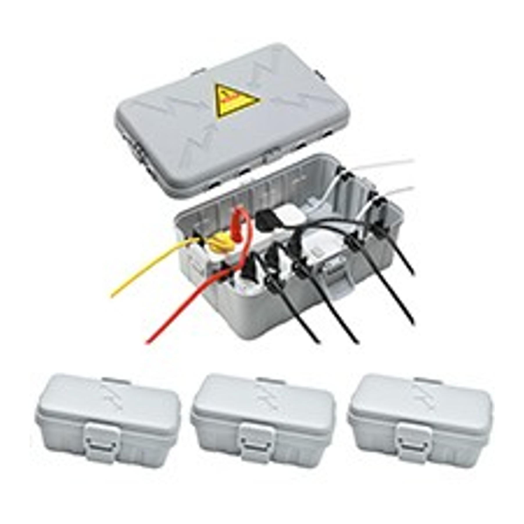 Large Outdoor Electrical Box(12.5x8.5x5inch),IP54 Waterproof Outdoor Outlet Covers,Weatherproof Extension Cord Covers Protect Outlet,Plug,Timer,Power Strip,Holiday Light,Grey