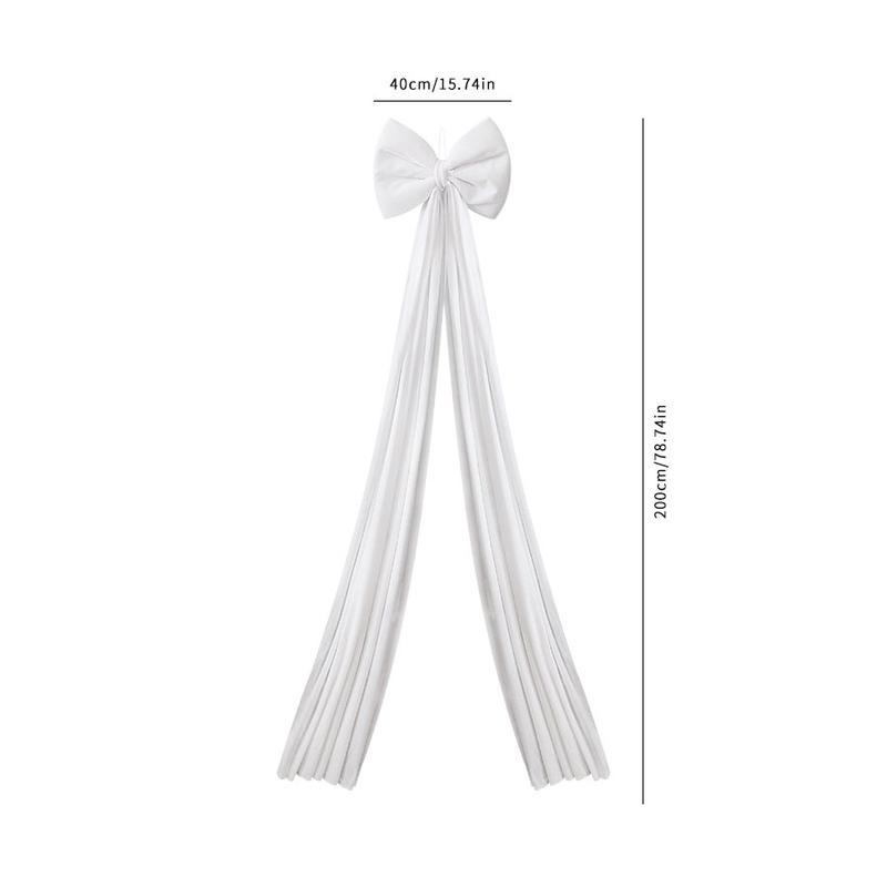 Large Wine Velvet Bow Tie, Christmas Tree Decoration, Holiday Window Hanging Ornament, Festive Home Decor Accessory, Wine Bottle Ornaments