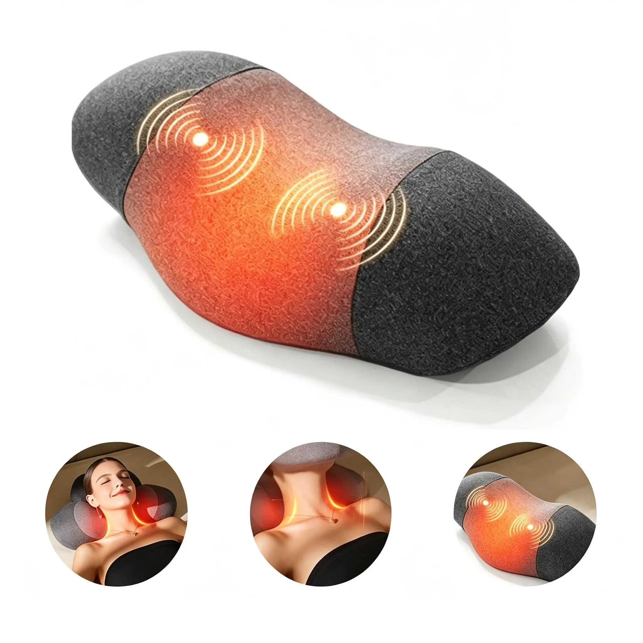 Lumbar Back Massager for Back Pain Relief - Rechargeable Electric, Hot Compression, Red Light Therapy, Vibration Lift, Airbag Top Lift, Pulse Massage, Gear Adjustment core workout 