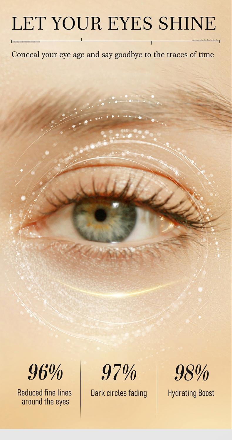 Press Massage Firming Gentle Eye Cream Moisturizing Refreshing Eyelid Care Essence Hydrating Emulsion, Skin Nourishing &