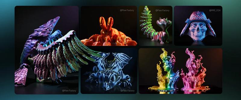 SUNLU Aesthetic Filament | PLA, PETG Series | Silk, Transparent, Rainbow/Multi-Color/Marble/Wood/Glow in the dark | Everything you desire is available