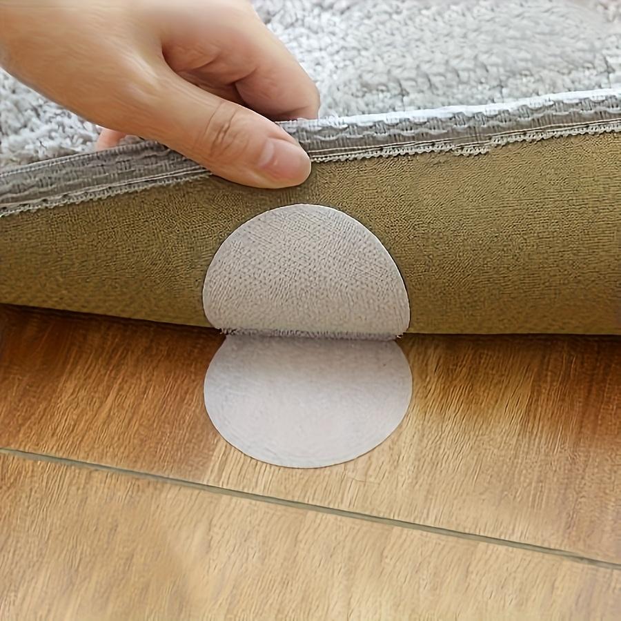 12 Pairs Heavy Duty Anti-Slip Gripper Pads, Self-Adhesive Furniture Pads for Floors, Mattresses, Sofas, Furniture Protection, Home Office Gym Hotel Use, Strong Adhesive Residue-Free Reusable Anti-Slip Mat