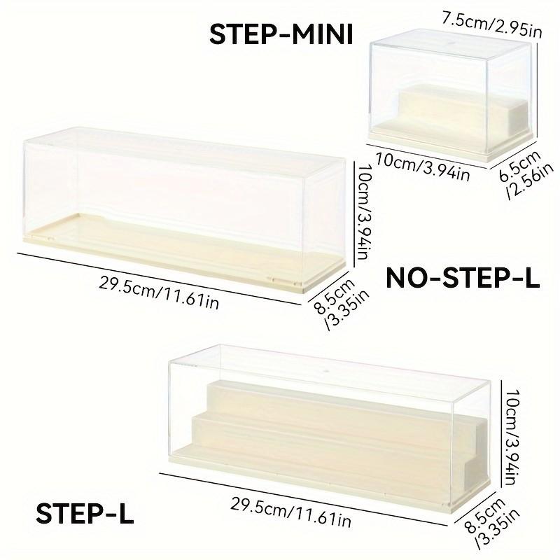 Popbean Doll Display Case Transparent Dustproof Moisture-Proof Ideal Collection Storage Box for Popbean Collectors