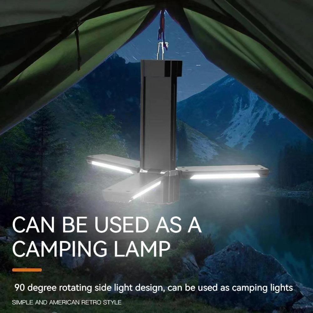 Portable Magnetic USb Camping Light, Adjustable LED Tent Lamp with SOs Emergency Signal, Rechargeable Flashlight for Outdoor Adventure Car Home Safety Efficient Lighting