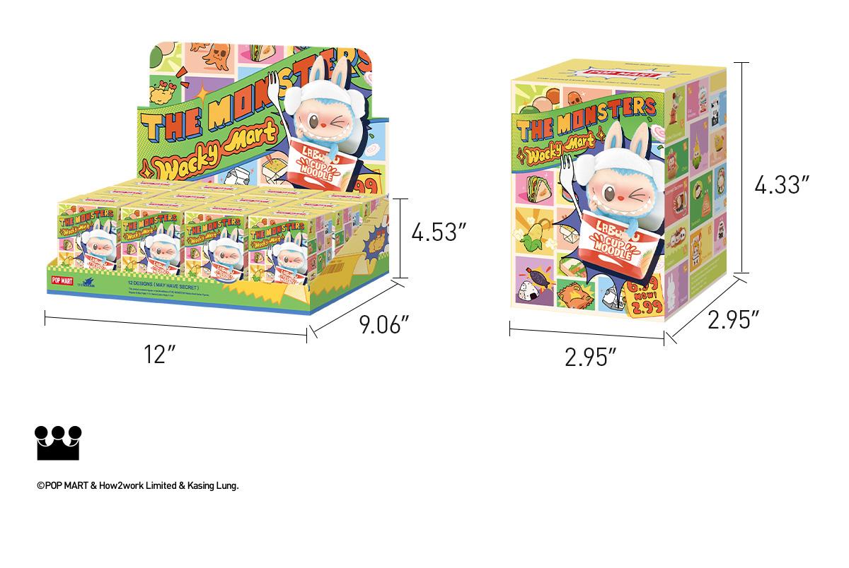 POP MART THE MONSTERS Wacky Mart Series Figures, Blind Box, Mystery Box