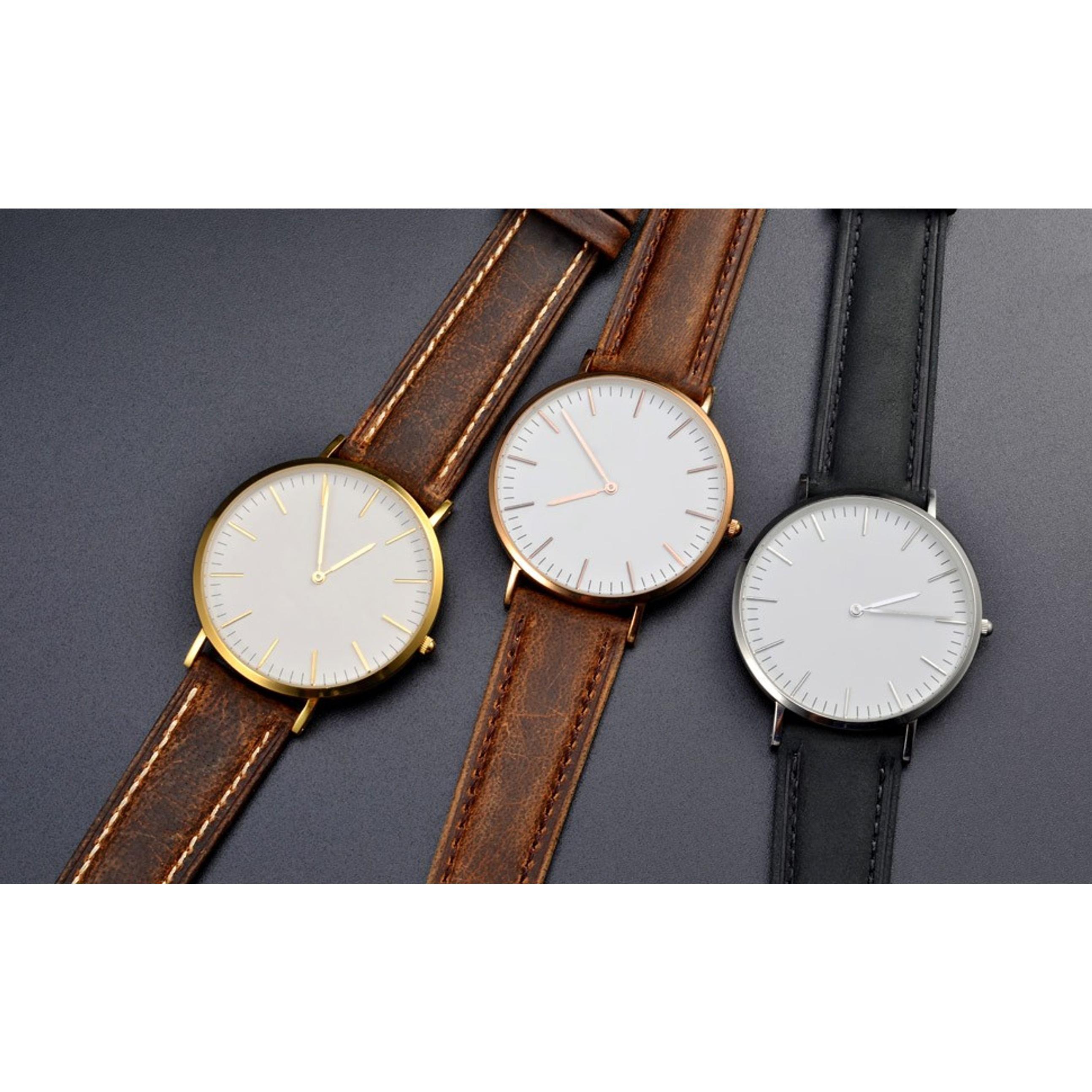Vintage Leather Replacement Watch Strap Bracelet, Band Width 14mm-24mmGift