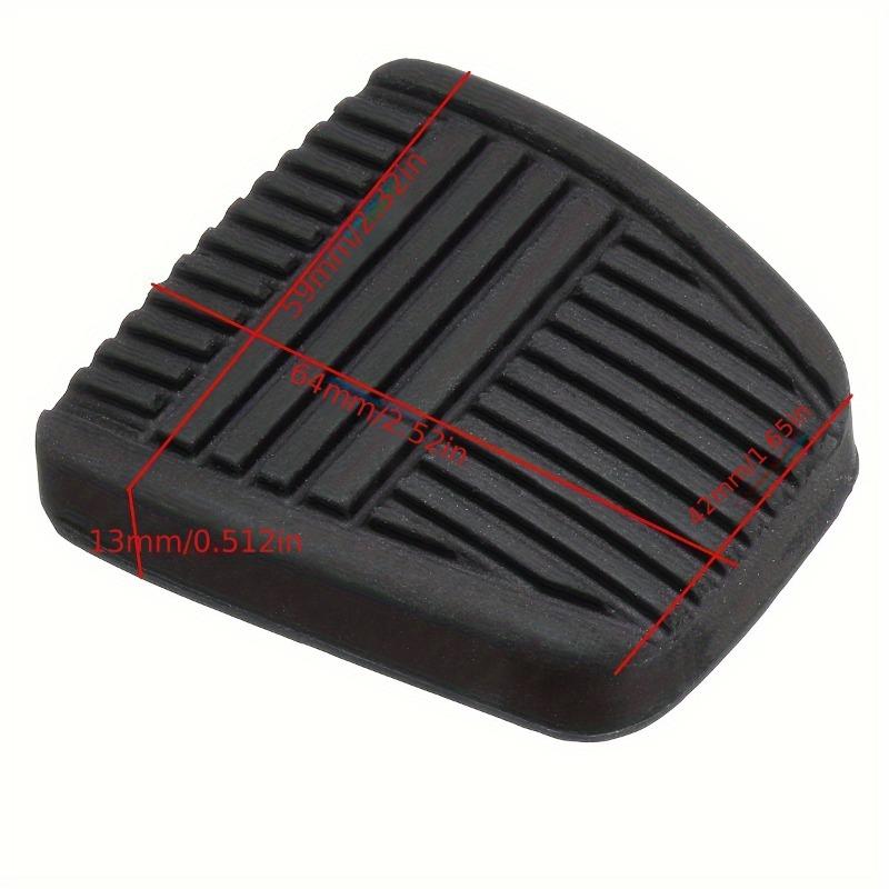 2pcs Black Brake Clutch Pedal Pad Rubber Cover Trans Vehicles For Toyota 31321-14020